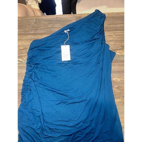 a new day Dresses & Skirts - Women's Ruched Knit Mini Dress - A New Day Teal XXL. NWT. M